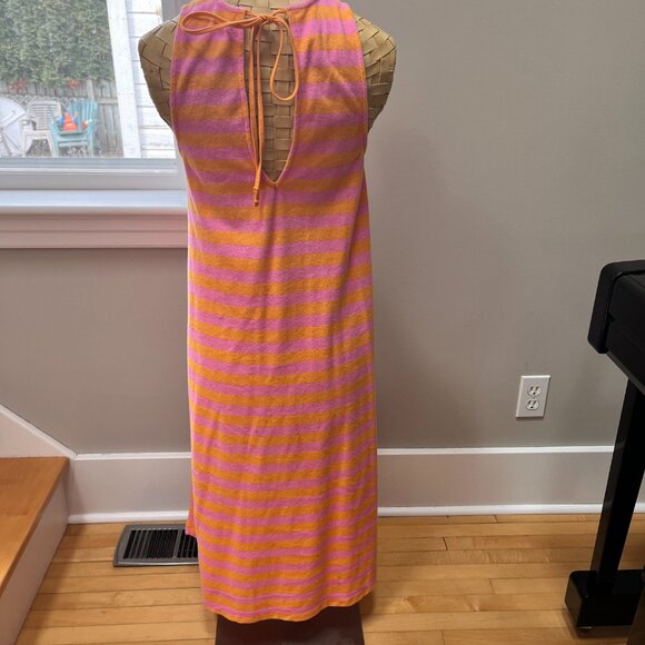 Zara Terry Cloth Pink/Orange Dress/Cover-up - Picture 2 of 4